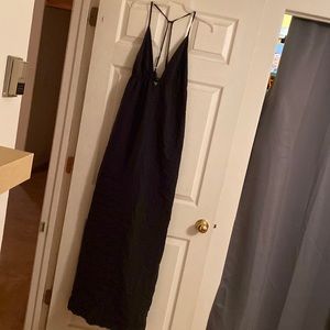 Long black dress from Urban Outfitters.